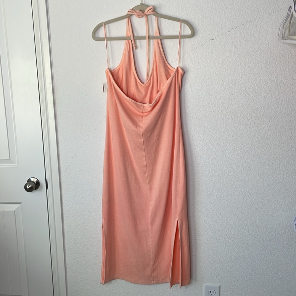 Old Navy Fitted Ribbed Knit Halter MIDI Dress NWT Size XXL - Picture 9 of 11